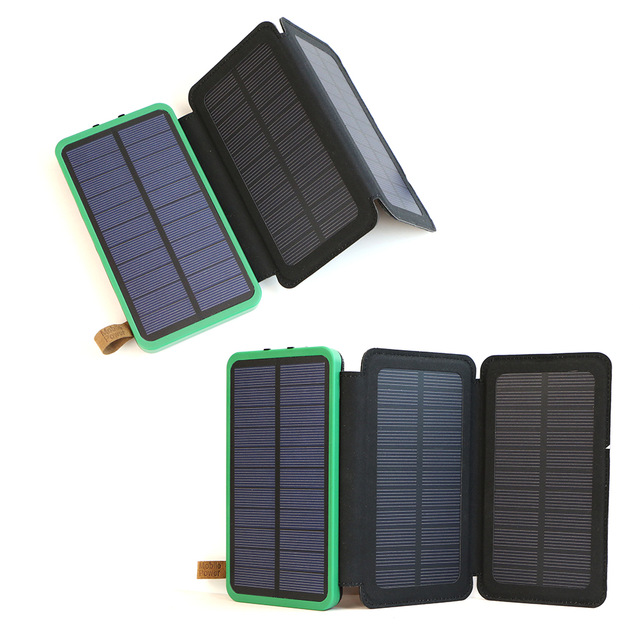 8000mAh 5V Waterproof Portable Solar Charger Solar Phone Charger Camping 2