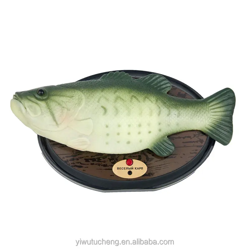 Big Mouth Billy Bass Sing Fish Toy The Bouncing Plastic Fish Halloween Gift Eater Gift Electronic Toys