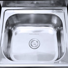 Australia wash basin and stainless steel laundry sink for cabinet