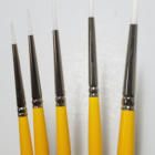 Durable white nylon bristles nickel-plated ferrules Body Painting Brush For Body Painting