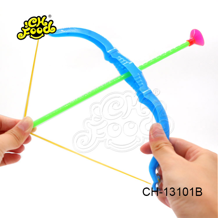 Min MOQ Plastic Kids Bow And Arrow Toy With Candy