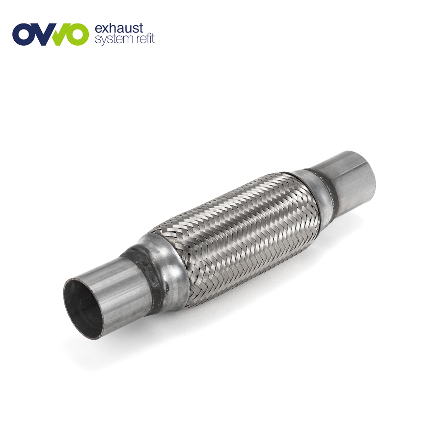 Flexible exhaust pipe tube connector double braided 60MMX150MM