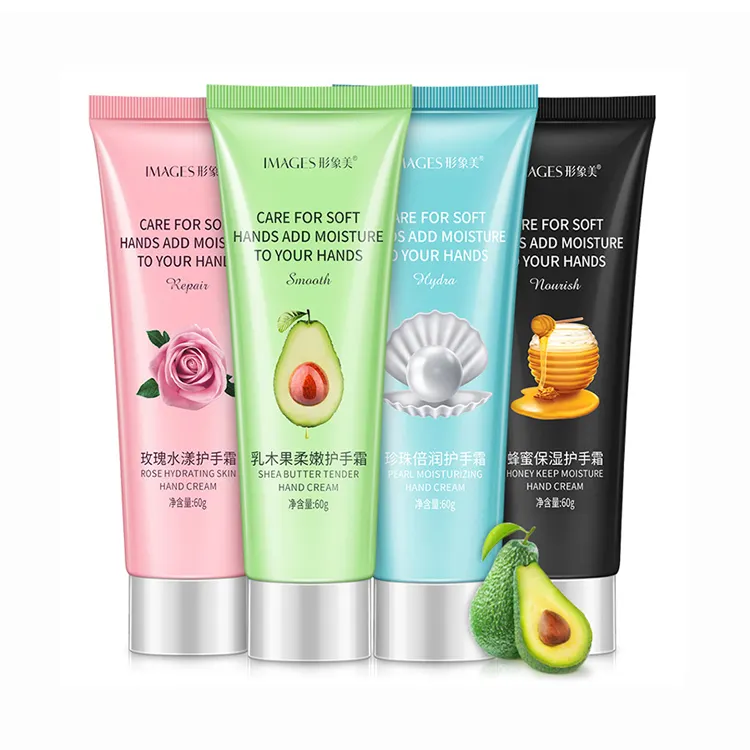 OEM Images natural anti aging moisturizing shea butter honey pearl rose hand cream for dry skin