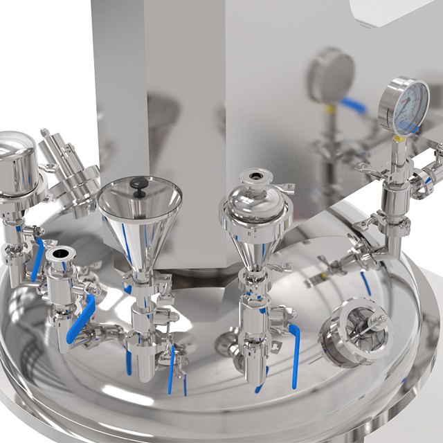 cosmetics vacuum emulsifying homogenizer mixing machine