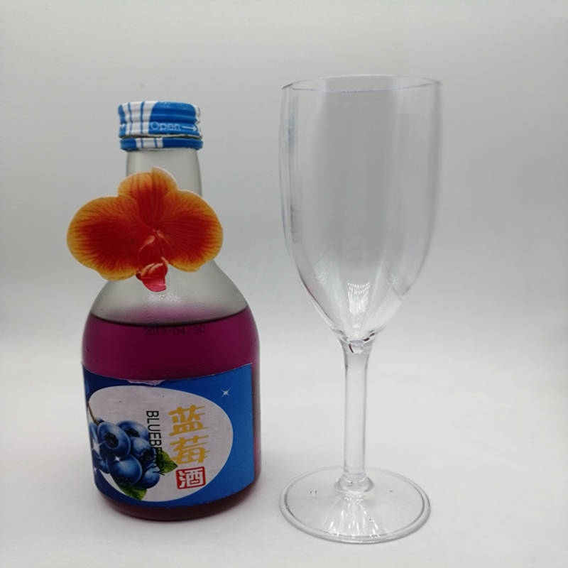 Clear Glass like Plastic Champagne Glasses 5.2oz Champagne Flutes for Parties