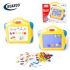 2 in 1 learning case early educational toy erasable magnetic drawing board
