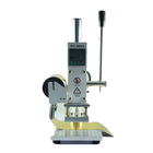 Personalized Heat Press Machine plastic card embossing with gold foil logo printing