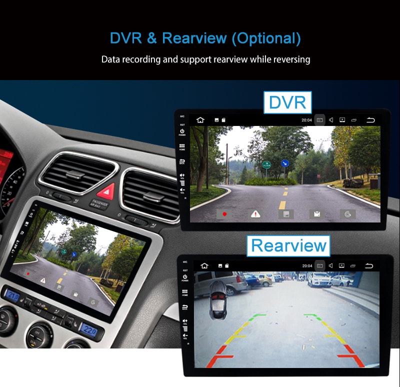 Android 10.0 4 Core Car Radio for Peugeot 307 3008/5008 PG Partner 2010-2016 7 inches With DVD