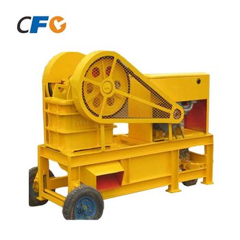 2018 new mini stone jaw crusher machine/limestone gypsum charcoal rock mobile jaw crusher