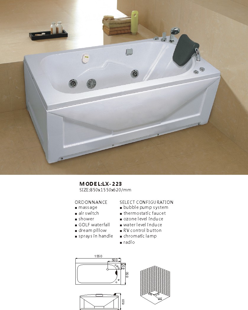 New Quality ABS Acrylic Freestanding Portable Cheap Bathtub For Adults