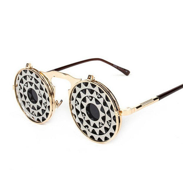 custom flip up sunglasses