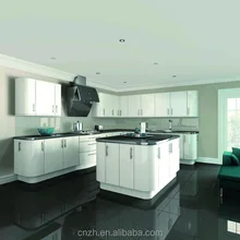 Ce Approved High End Integrated Round Corner Cabinets Lacquer