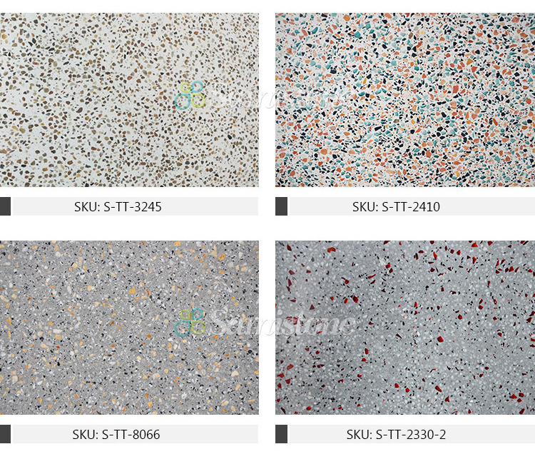 Samistone High Quality Cheap Terrazzo Tile Size For Floor