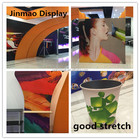 Best sale cheap good polyester spandex stretch elastic frontlit display 4 way stretch fabric