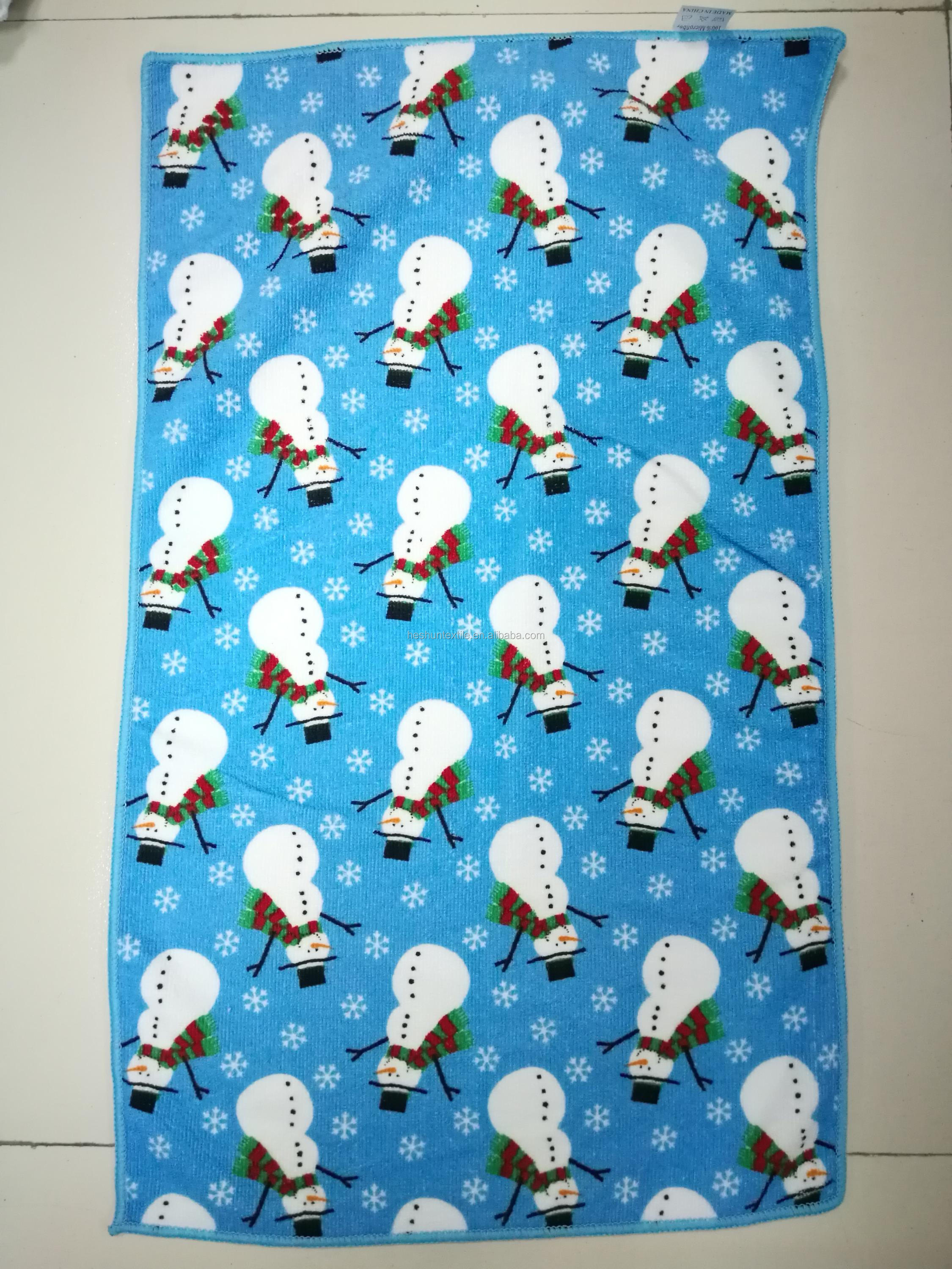 Printed Cotton Tea Towel / Kitchen Towel
