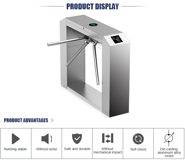 Solenoid And Electromagnet Heavy Duty Tripod Turnstile Semiauto
