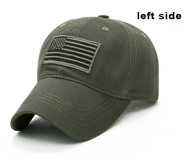 XibeiTrade Casquette militaire militaire en coton /à haut plat r/églable