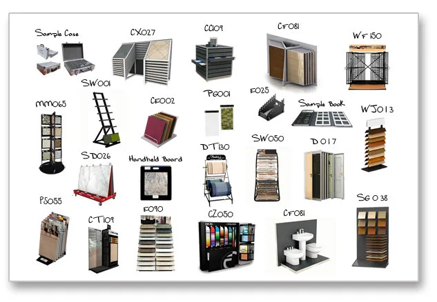 Travel Aluminium Stone Sample Suitcase for Stone Display