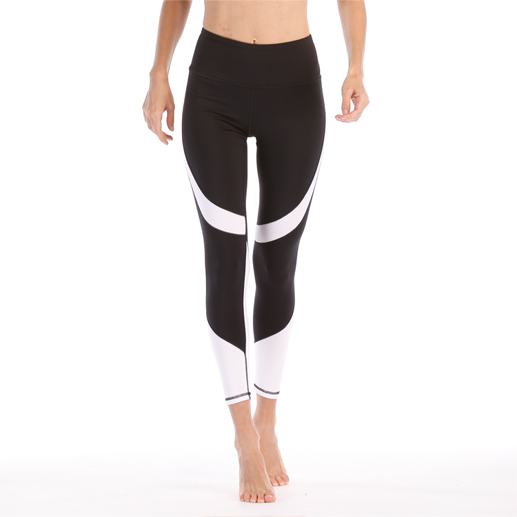 Womens Custom Yoga Capris Leggings Fitness Sportswear Activewear Black Graffiti