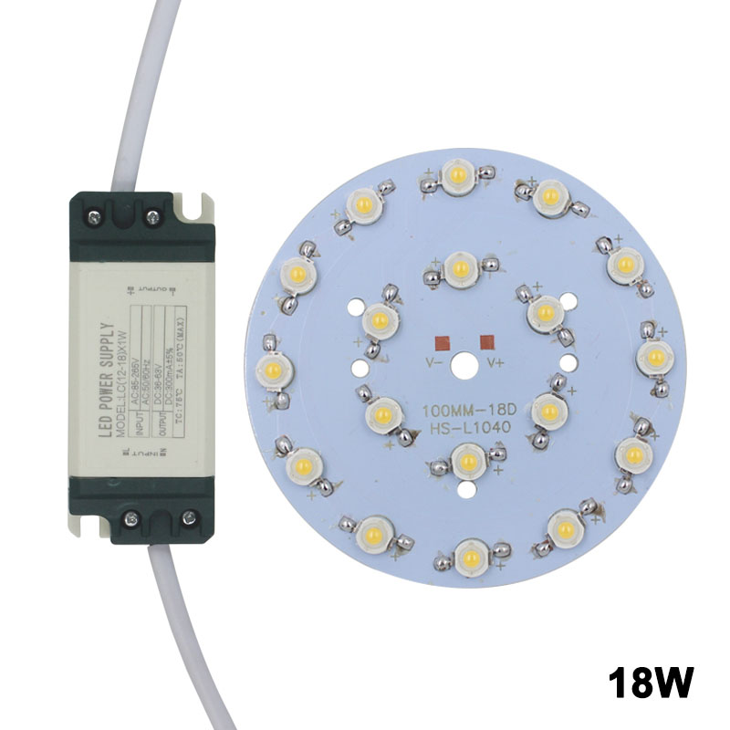 24-W-LED-Glühbirnen-Spot-Licht Star-Hochleistungs-Chipplatinen-LED-Kunststoffgehäuse-Stromversorgungstreiber