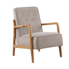 living room modern oak accent sofa chair