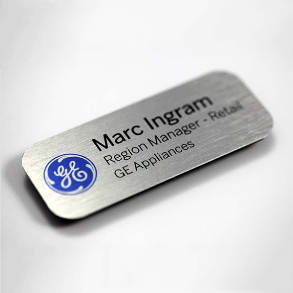 Custom Design Blank Metal Staff Name Badges With Safety Pin Or Magnet Badge Magnetic Back Product On Alibaba Custom Design Blank Metal Staff Name