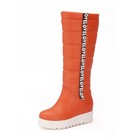 China Knee High Snow Boots Round toe Women Winter Warm Long Boots High Platform Custom Winter Shoes