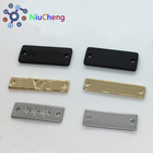 custom Logo label Name Plates metal badge For Handbag