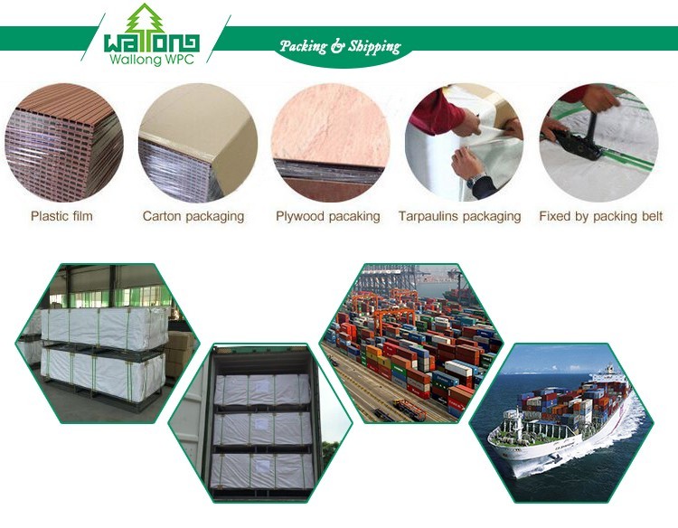 Good surface wood textured wpc floor wood plastic composite timbertech decking