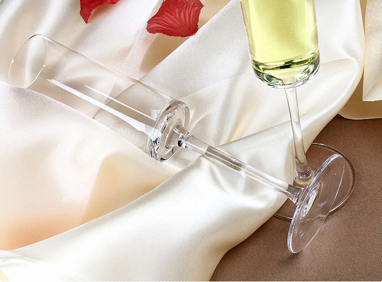 Crystal Champagne Glass 270ML Wedding Elegant Champagne Glasses Flutes