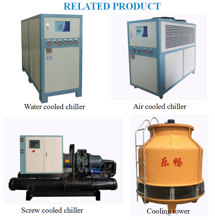 wholesale price CE standard plastic industry small air cooled industrial water chiller machine