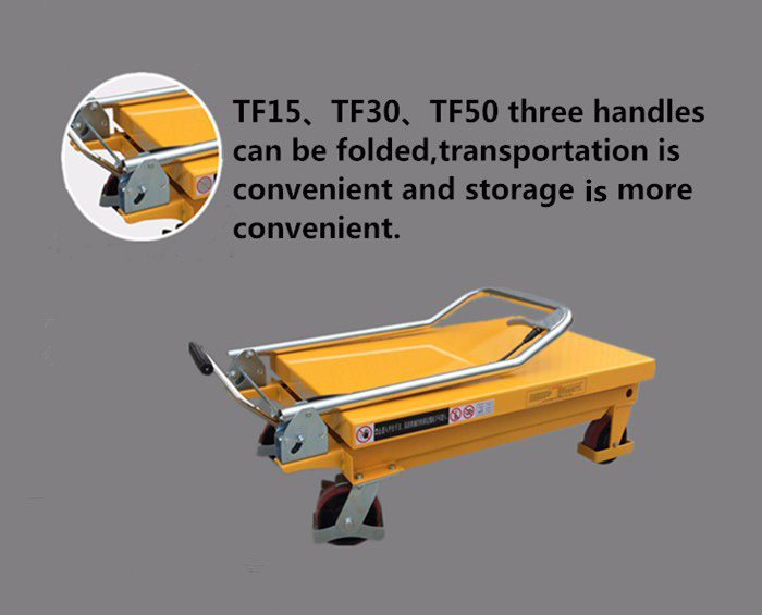 Jichuan Hydraulic Scissor Lift Table manual lift table