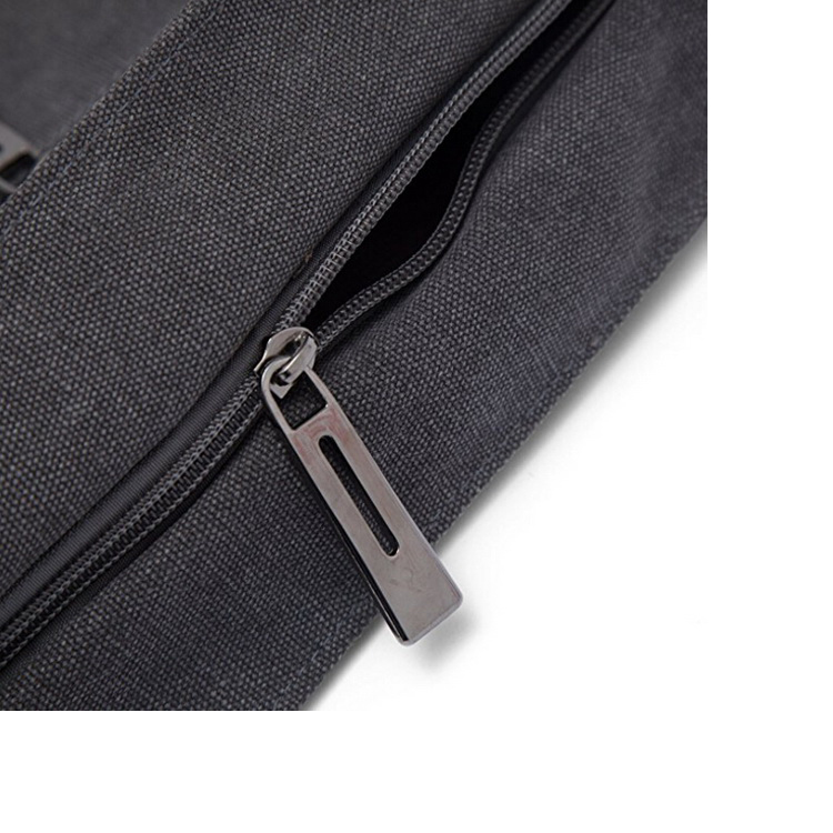 Maßgeschneiderte große strapazierfähige Schultertasche aus Baumwollleinen für Damen