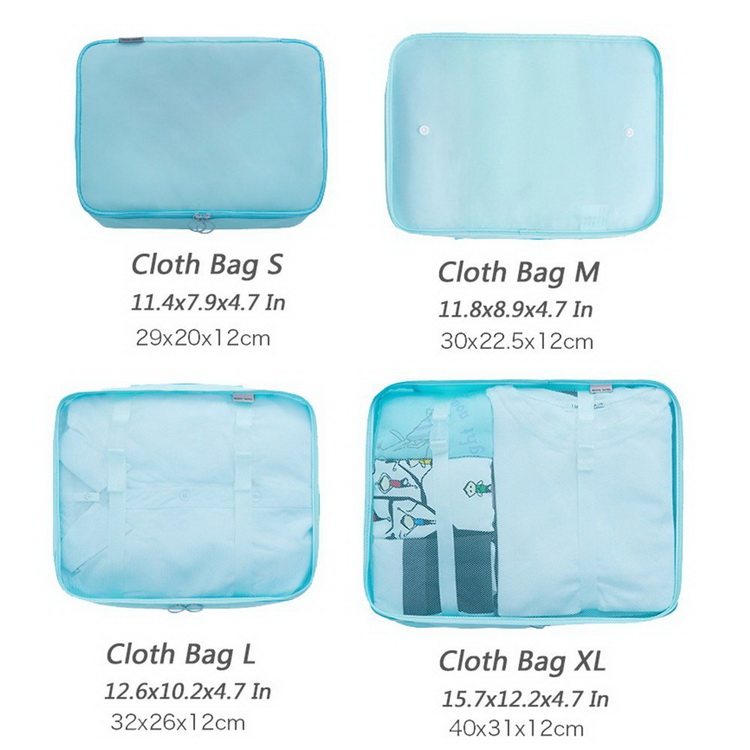 Nouveau style organisateurs de voyage pliables emballage cubes pour valises en gros