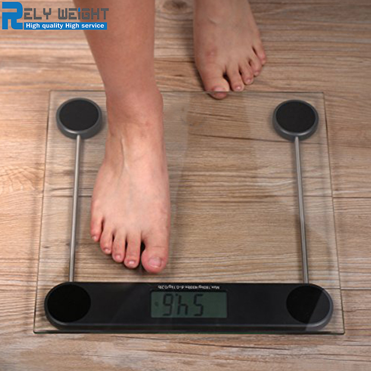 High tempered glass platform Personal Digital Portable Bathroom Scale
