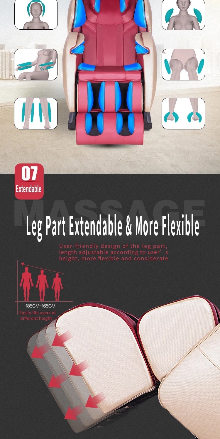 Best 3D massage chair zero gravity finger pressure kneading luxury office massage chair