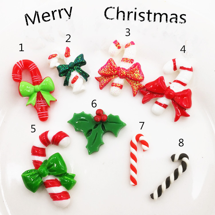 Free Shipping 100pcs Assorted DIY Hairpin Cabochon Supplies Mystery Pack Kawaii Cabochons Christmas