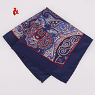 Many Paisley Patterned Print Pocket Square Groom Handkerchief Gift