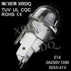 X555-41V E14 Oven lamp light bulbs sockets holder high temperature steamer microwave