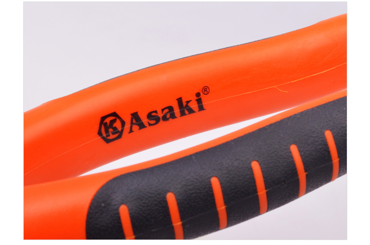 Asaki 55 High Carbon Steel  American Type Long Nose Pliers Hand Tools Copper Wire Cutting Pliers Plastic Handle