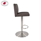 Quality Guaranteed Stainless Steel Modern Night Club Vintage Leather Bar Stool Chair For Sale
