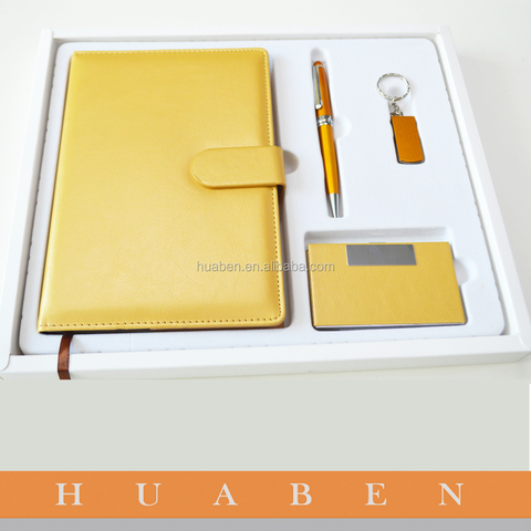 notebook&pen&key chain set, notebook&pen&key  set