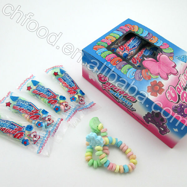 Fruity Pressed Dextrose Bracelet Candy ,Bracelet halal Candy,Barreled fruity bracelet watch candy