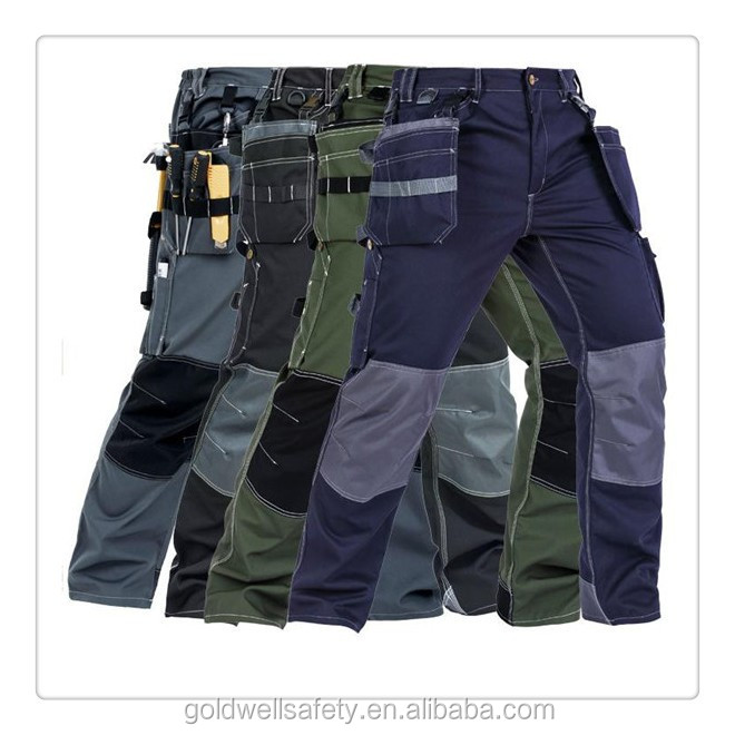 slim cargo work pants