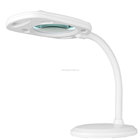 Top quality european simple design plastic desk portable magnifying lamp