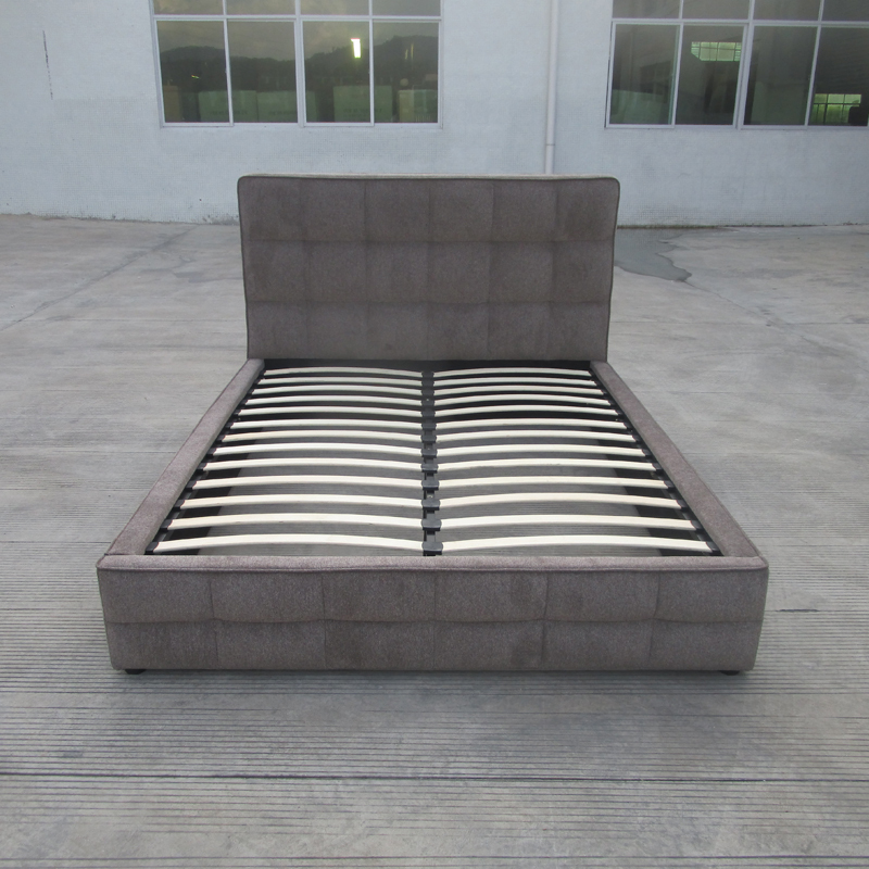 furniture bed factory top MDF double wood bed frames with drawers china factory wholesale
