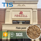 High-molecular polymer chip stone for polyurethane paint