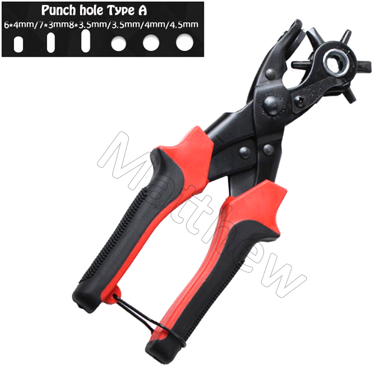 Heavy Duty Paper Hole Punch Plier for Leather Belt