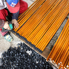 Free sample Factory Wholesale home cleaning tools flower broom stick or Wooden Mop Handle