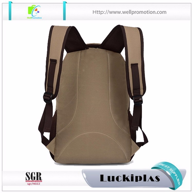 Sac à dos d'école en cuir de toile de capacité de camping personnalisé 48L